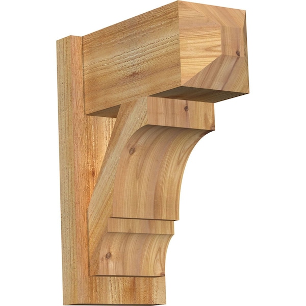 Ekena Millwork Balboa Craftsman Rough Sawn Outlooker, Western Red Cedar, 8"W x 16"D x 20"H OUT08X16X20BOA04RWR - main